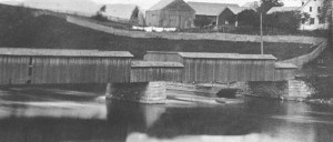 Le pont de Magog (environ 1877)