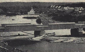 Magog's bridge (around 1900)