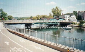 Le pont de Magog (côté 1, environ 1995)